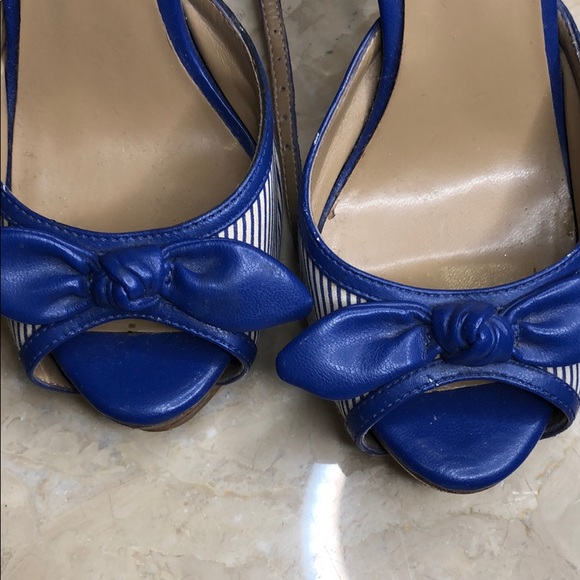 Bakers high heel strap open toes with bow ties - Picture 5 of 6